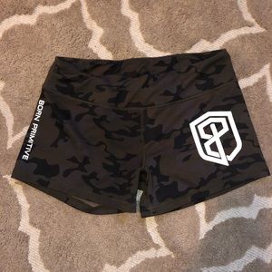 Born Primitive Camo Workout Shorts - Large